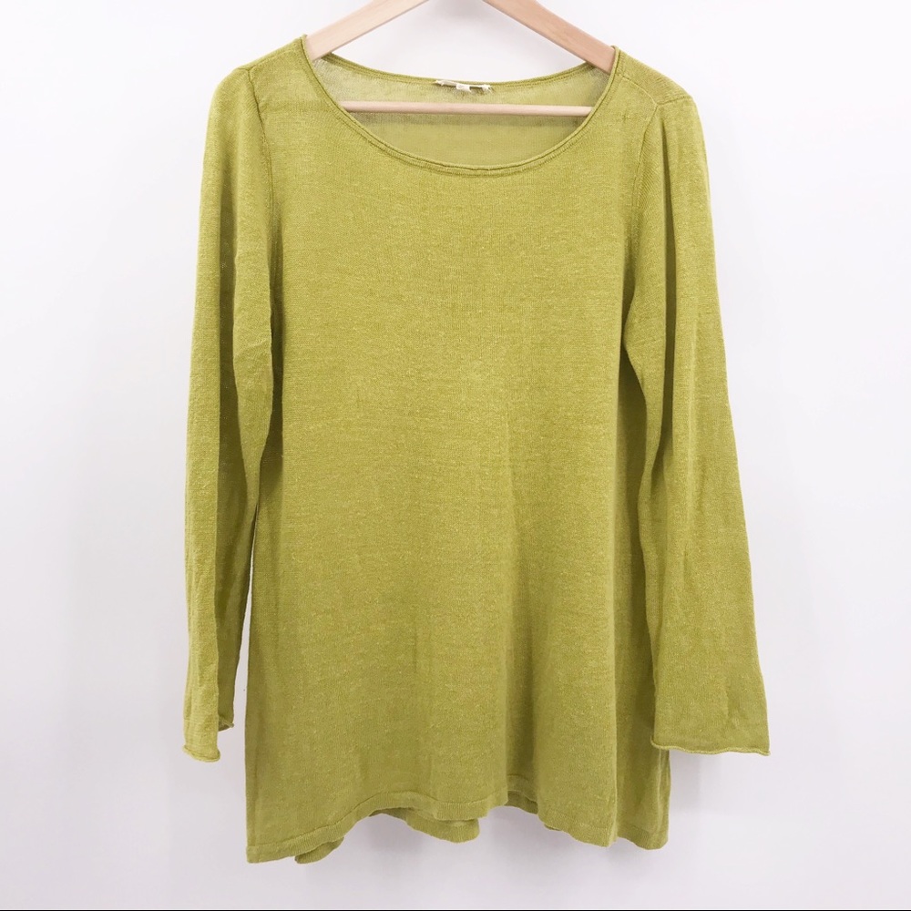 Eileen Fisher Medium Sweater Green